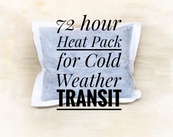 72 hr Heat Pack needed for Cold Weather Transit