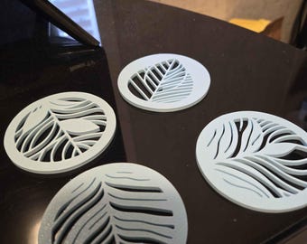 3D Printed Leaf Coasters: Nature-Inspired Home Decor