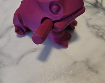 3D Printed Frog Guiro - Playful Percussion Instrument