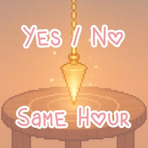 Yes/No Pendulum Reading - Same Hour | Psychic Reading, Dowsing