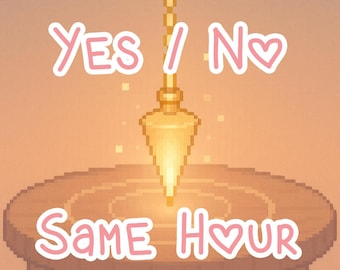 Yes/No 1 Question Pendulum Reading - Same Hour | Psychic Reading, Dowsing