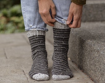 KNITTING PATTERN- Vasher Socks (Child {small, medium, large}) (Adult {small, medium, large})