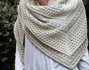 KNITTING PATTERN-Star Lane Shawl (one size)