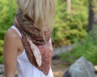 KNITTING PATTERN-Wander Forever Shawl (One size)