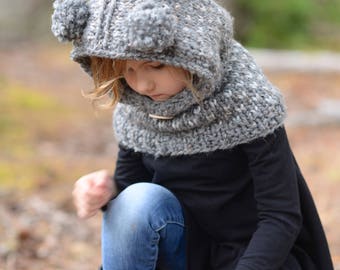KNITTING PATTERN - Dior Dapple Cowl (3/6 month - 6/9 month - 12/18 month - Toddler - Child - Teen - Adult sizes)