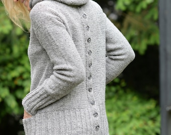 KNIT PATTERN-Sylte Sweater sizes 1/2, 3/4, 5/6, 7/8, 9/10, 11/13, xsm, sm, med, med/large, large, xlarge, xxlarge, 3xlarge, 4xlarge
