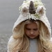 Crochet PATTERN-The Ulyne Unicorn Hooded Scarf (12/18 months, Toddler, Child, Teen, Adult sizes)