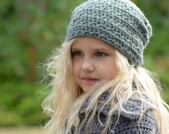 Crochet PATTERN-The Gypsum Slouchy (Small, Medium and Large sizes)