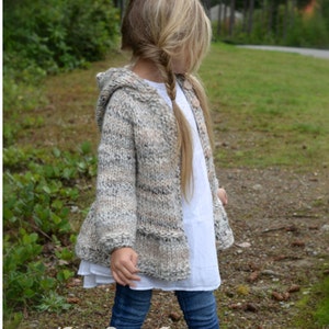 KNITTING PATTERN-The Cloudyn Sweater (2/3,  4/5, 6/7, 8/9, 10/11 years)