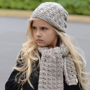 CROCHET PATTERN-The Fosleigh Set (toddler, child and adult sizes)