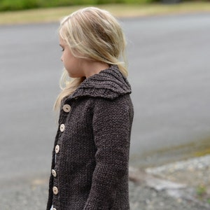 KNITTING PATTERN-The Waltyn Sweater (2/3, 4/5, 6/7, 8/9, 10/12, 14/16, Small, Medium, Large and X-Large sizes)