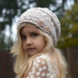 KNITTING PATTERN - Barton Slouchy (Toddler, Child, and Adult sizes)