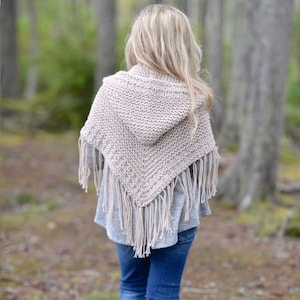 KNITTING PATTERN-The Cambric Shawl (toddler, child, teen and adult sizes)