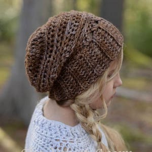 CROCHET PATTERN - Tyllie Slouchy (12/18m, Toddler, Child and Adult sizes)