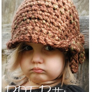 Crochet PATTERN-The Mylie Cloche' Toddler, Child, and Adult sizes image 3