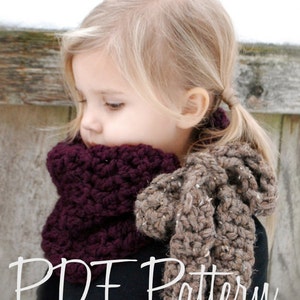 Crochet PATTERN-The Vienna Cowl Adult,Child sizes image 4