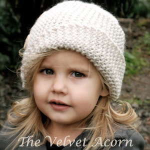 Knitting PATTERN-The Piper Cloche' Toddler, Child, Adult sizes image 1
