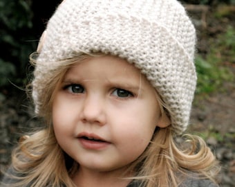 Knitting PATTERN-The Piper Cloche' (Toddler, Child, Adult sizes)