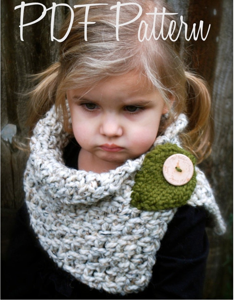 Crochet PATTERN-The Autumn Cowl Child, Adult sizes image 3