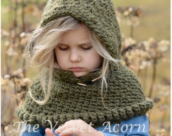 Crochet PATTERN-The Odessa Hood (6/12 months, 12/18 months, Toddler, Child, Adult sizes)