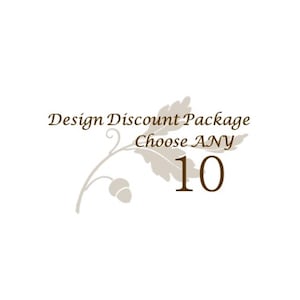Design Discount Pattern Package CHOOSE ANY 10