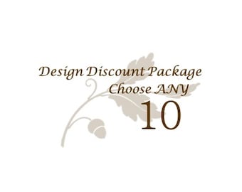 Design Discount Pattern Package CHOOSE ANY 10