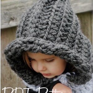 Crochet PATTERN-The Rozlinn Cowl Toddler, Child, Adult sizes image 1