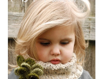 Knitting PATTERN-The Shamrynn Warmer (Toddler, Child, Adult sizes)