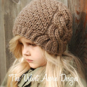 KNITTING PATTERN - Greyre Cloche' (Toddler, Child and Adult sizes)