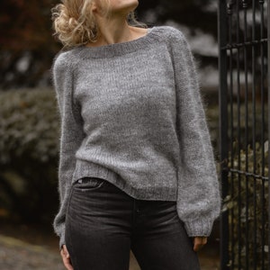 KNITTING Pattern-the Frost Pullover 1/2, 3/4, 5/6, 7/8, 9/10, 11/13, X ...