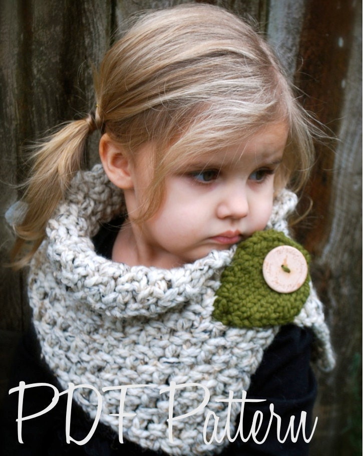 Crochet Pattern-the Autumn Cowl child Adult Sizes - Etsy Canada