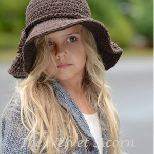 CROCHET PATTERN-The Wanderlust Brim Hat Toddler, Child, and Adult sizes image 4