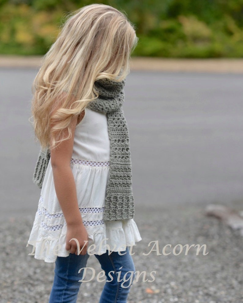 CROCHET PATTERN-The Rainstorm Wrap Small, Medium, Large and xLarge sizes image 3