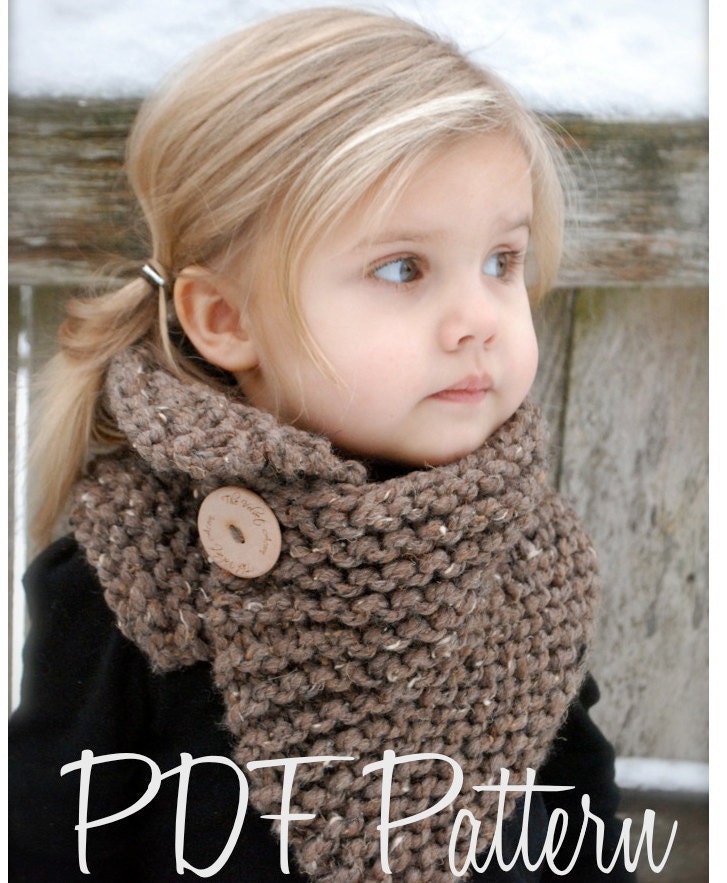 Knitting Pattern-the Boston Cowl toddler Child Adult Sizes - Etsy