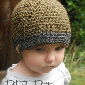 CROCHET PATTERN-Oliver Hat Toddler, Child, Adult sizes image 2