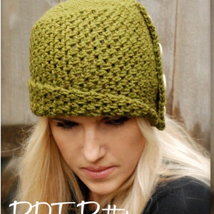 Crochet PATTERN-The Paiyton Cloche' Toddler, Child, and Adult sizes image 3