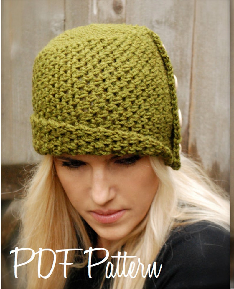 Crochet PATTERN-The Paiyton Cloche' Toddler, Child, and Adult sizes image 3