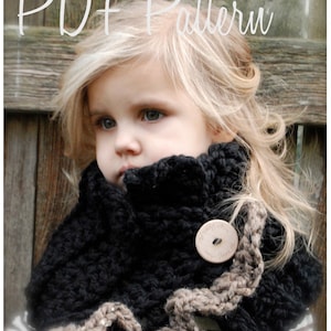 Crochet PATTERN-The Layla Cowl (Child, Adult sizes)