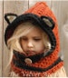 CROCHET PATTERN-Flint Fox Cowl (12/18 months, Toddler, Child, Adult sizes) 
