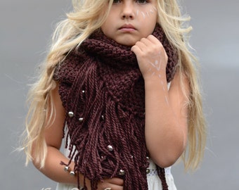 CROCHET PATTERN-The Wild Fire Scarf (small, medium and large sizes)