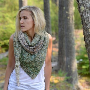 CROCHET PATTERN-Wander Freely Shawl One size image 7