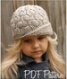 Knitting PATTERN-The Harmony Cloche' (Toddler, Child, Adult sizes) 