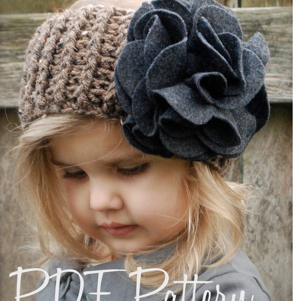 Crochet PATTERN-The Willow Warmer (Toddler, Child, Adult sizes)