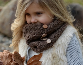 CROCHET PATTERN-Orylean Cowl (Adult, Child, Toddler sizes)