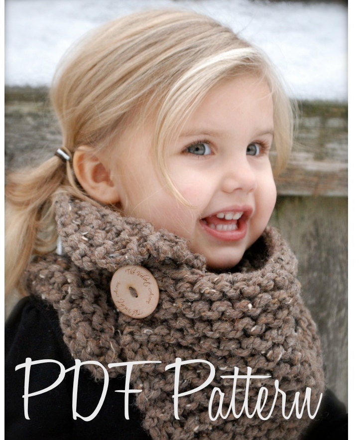 Knitting Pattern-the Boston Cowl toddler Child Adult Sizes - Etsy Canada
