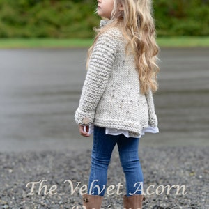 KNITTING PATTERN-The Brink Sweater 2, 3/4, 5/6, 7/8, 9/10, 11/12, S, M, L sizes image 4