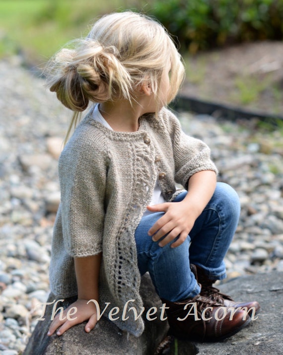 KNITTING Pattern-the Cove Cardigan 2/3 4/5 6/7 8/9 10/11 - Etsy Canada