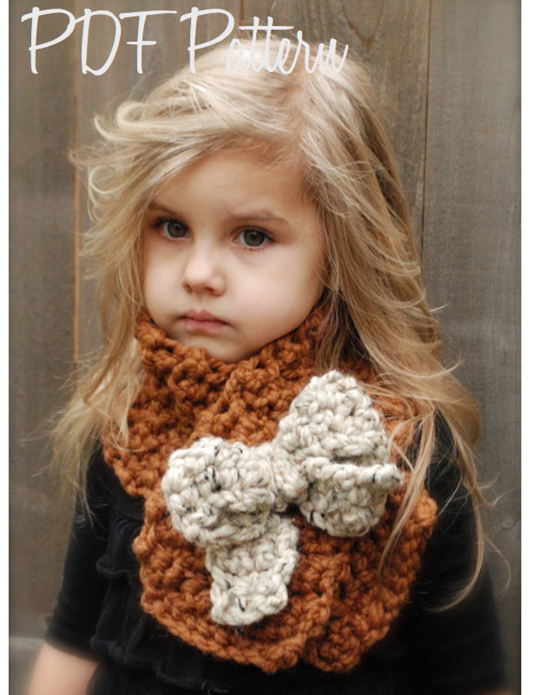 Crochet Pattern-the Tyeleigh Scarf adultchild Toddler - Etsy