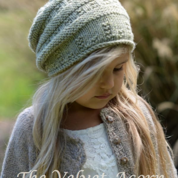 KNITTING PATTERN-The Ceydar Cap (Toddler, Child, Adult sizes)