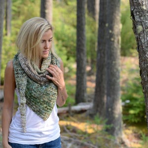 CROCHET PATTERN-Wander Freely Shawl One size image 4